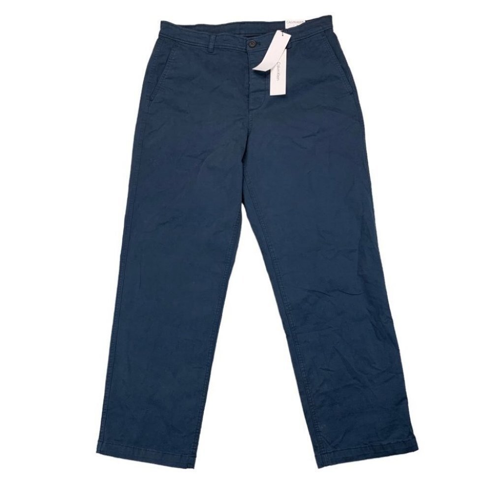 Calvin Klein Men's Relaxed Fit Chino Pants Size 32W - Picture 2 of 11